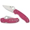 Spyderco 2024 Spyderco Reveal 14, Para 3 Pink Lightweight Plainedge Living Beyond Breast Cancer, Plain Edge SPY-C223PPN - alternate 1